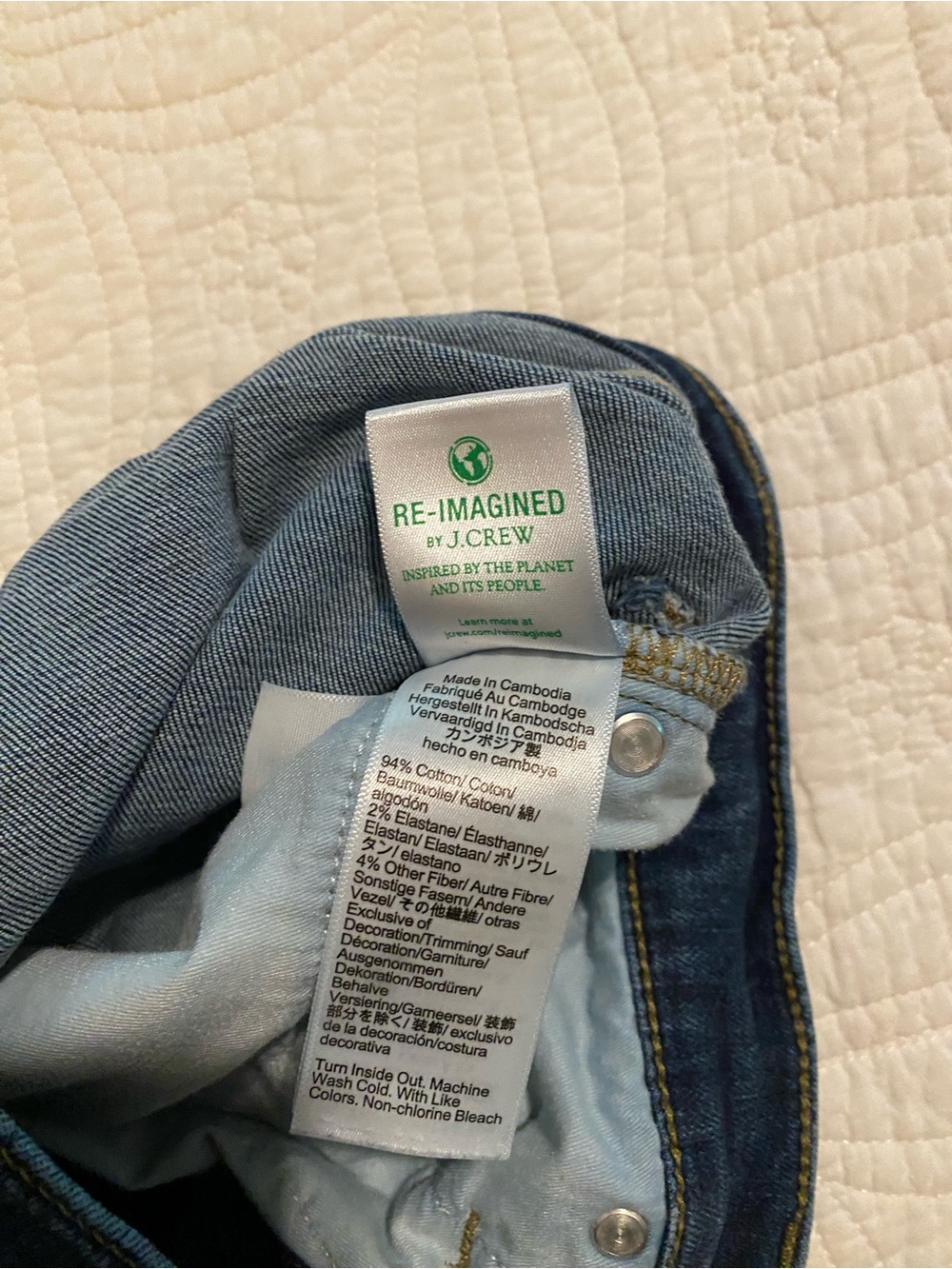 J. Crew Dark Indigo Straight-Leg Jeans - Picture 5 of 5